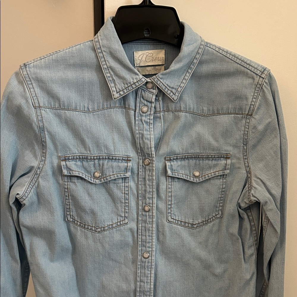 J. Crew Light Blue Button-Up Shirt